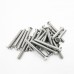 FixtureDisplays 25PK M10X70mm - Phillips Flat Head Machine Screw (Countersunk) Stainless Steel Nickel Plated Cross Recessed 302706